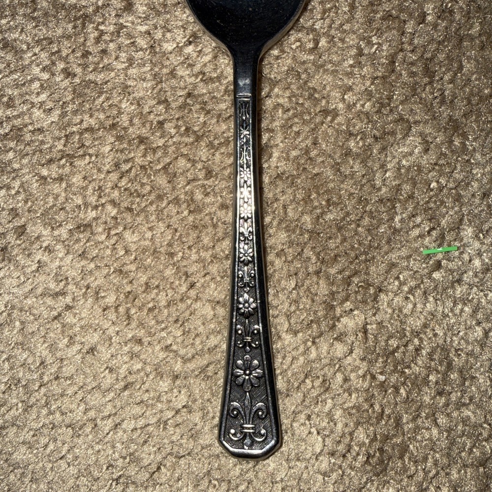 Interpur Florenz Stainless Steel Teaspoon Petal Vintage - Picture 2 of 5